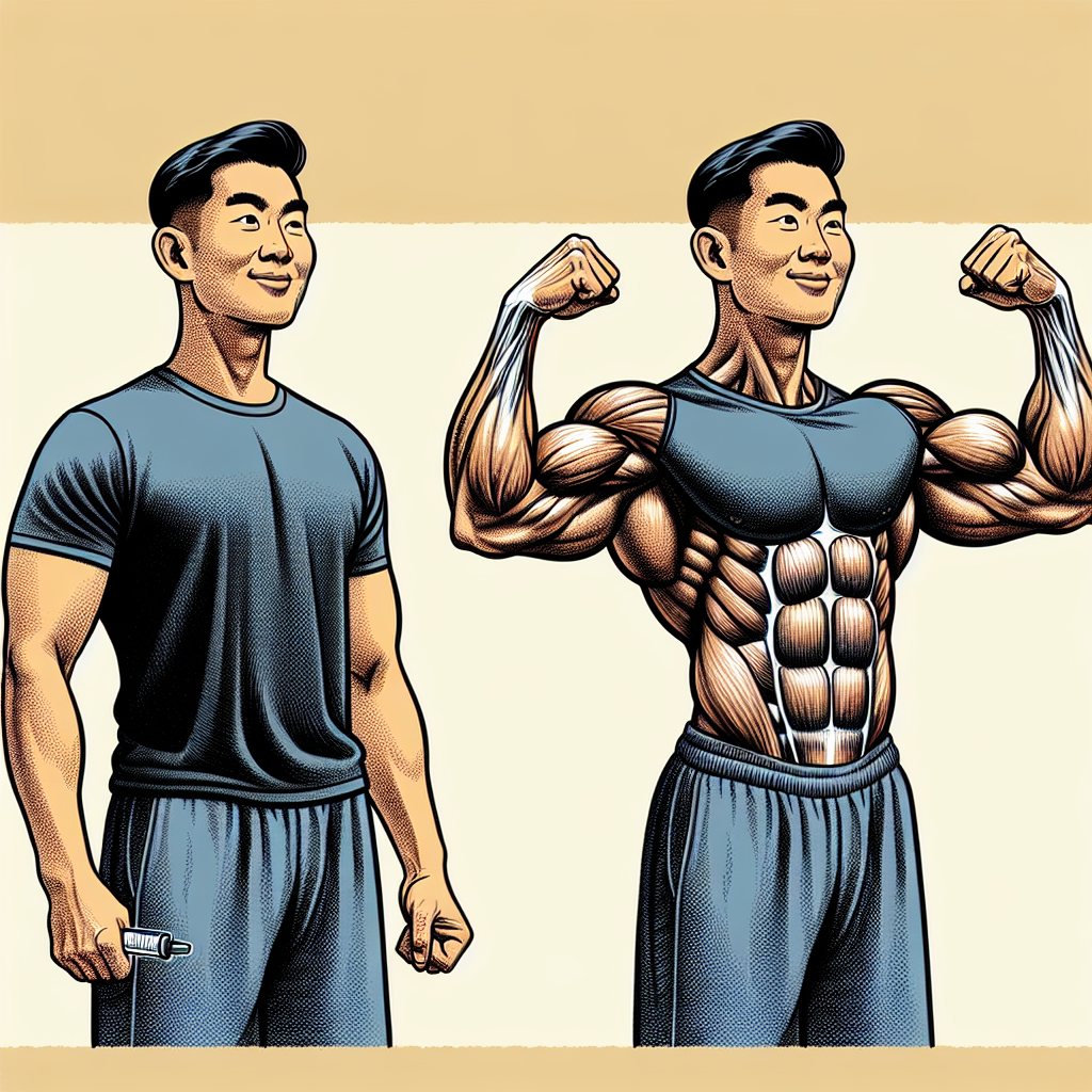 Comment l'aspect des muscles change-t-il après 4 à 6 semaines de traitement au Drostanolone Enantate