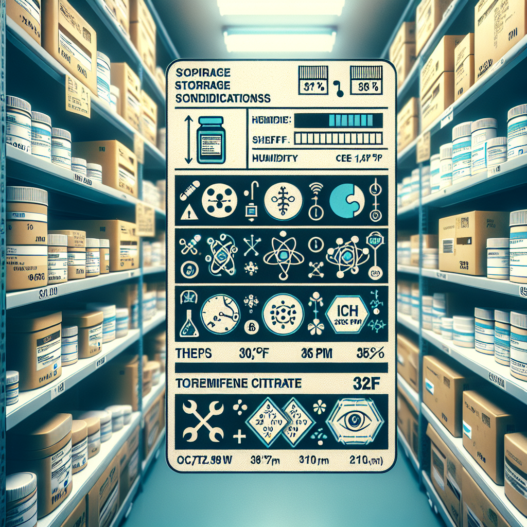 Durée de conservation et conditions de stockage du Citrato de Toremifeno
