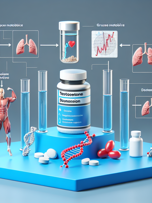 Comment la suspension de testostérone (aqueuse) affecte le métabolisme du glucose