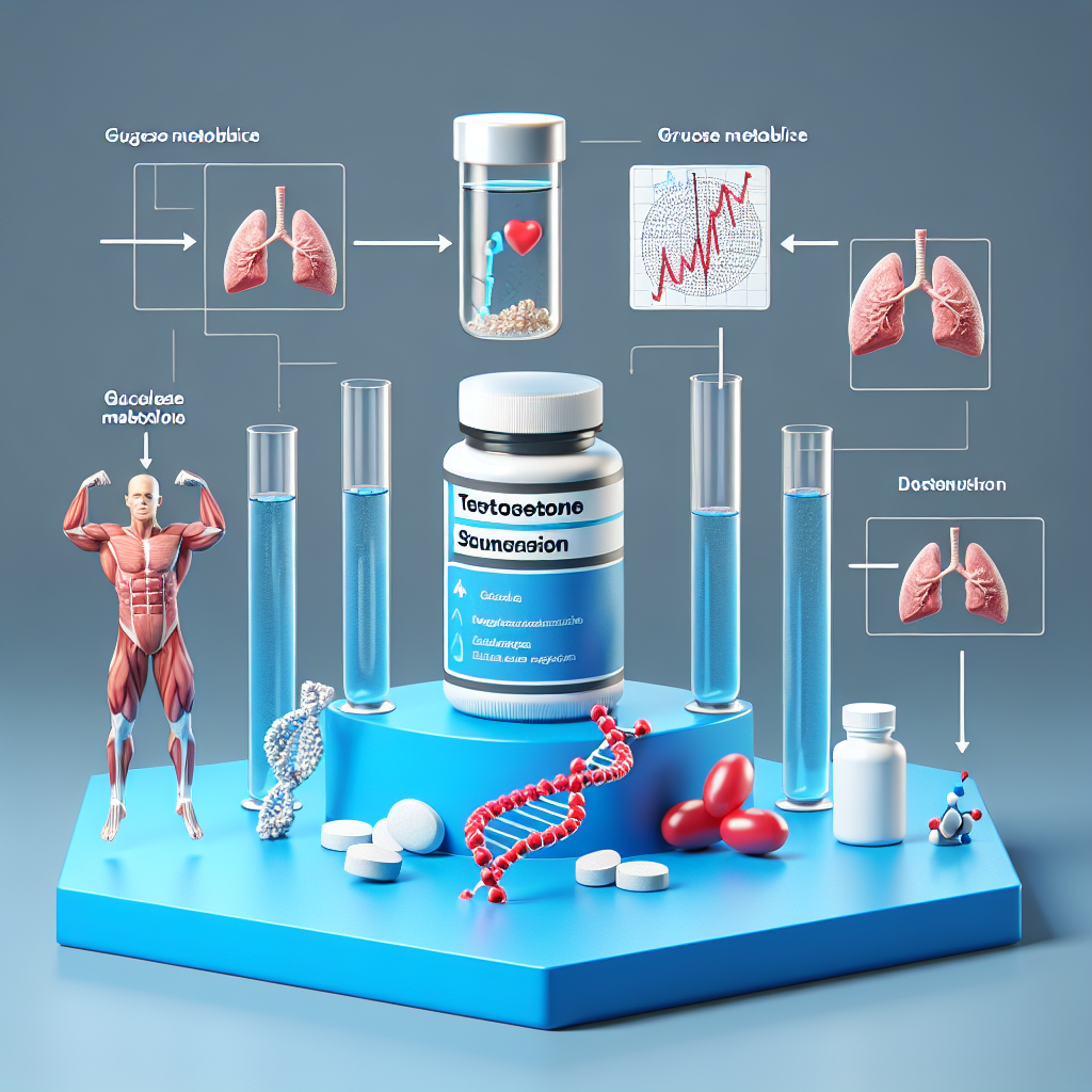 Comment la suspension de testostérone (aqueuse) affecte le métabolisme du glucose