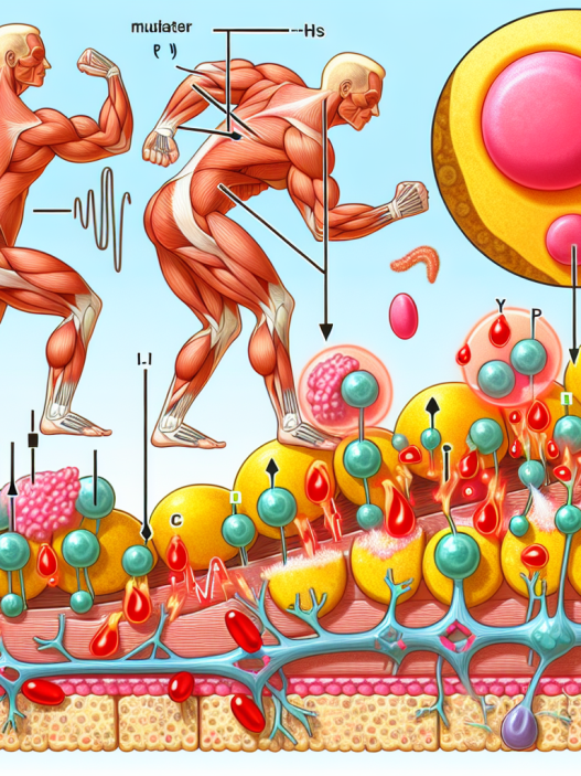 Effet de la méthandiénone sur l'état des fibres musculaires de type I et de type II