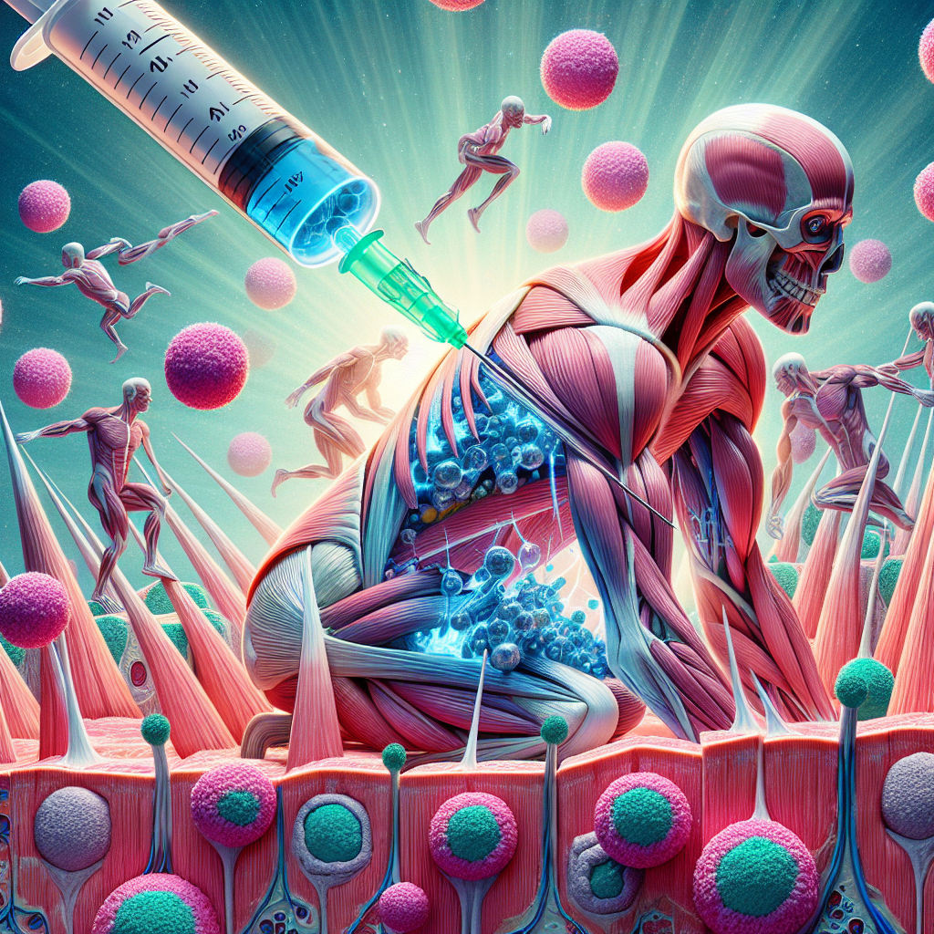 Injection de Trivalium de Parabolan sur la structure des fibres musculaires