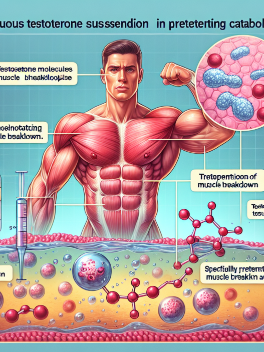 Rôle de la suspension de testostérone (aqueuse) dans la prévention du catabolisme