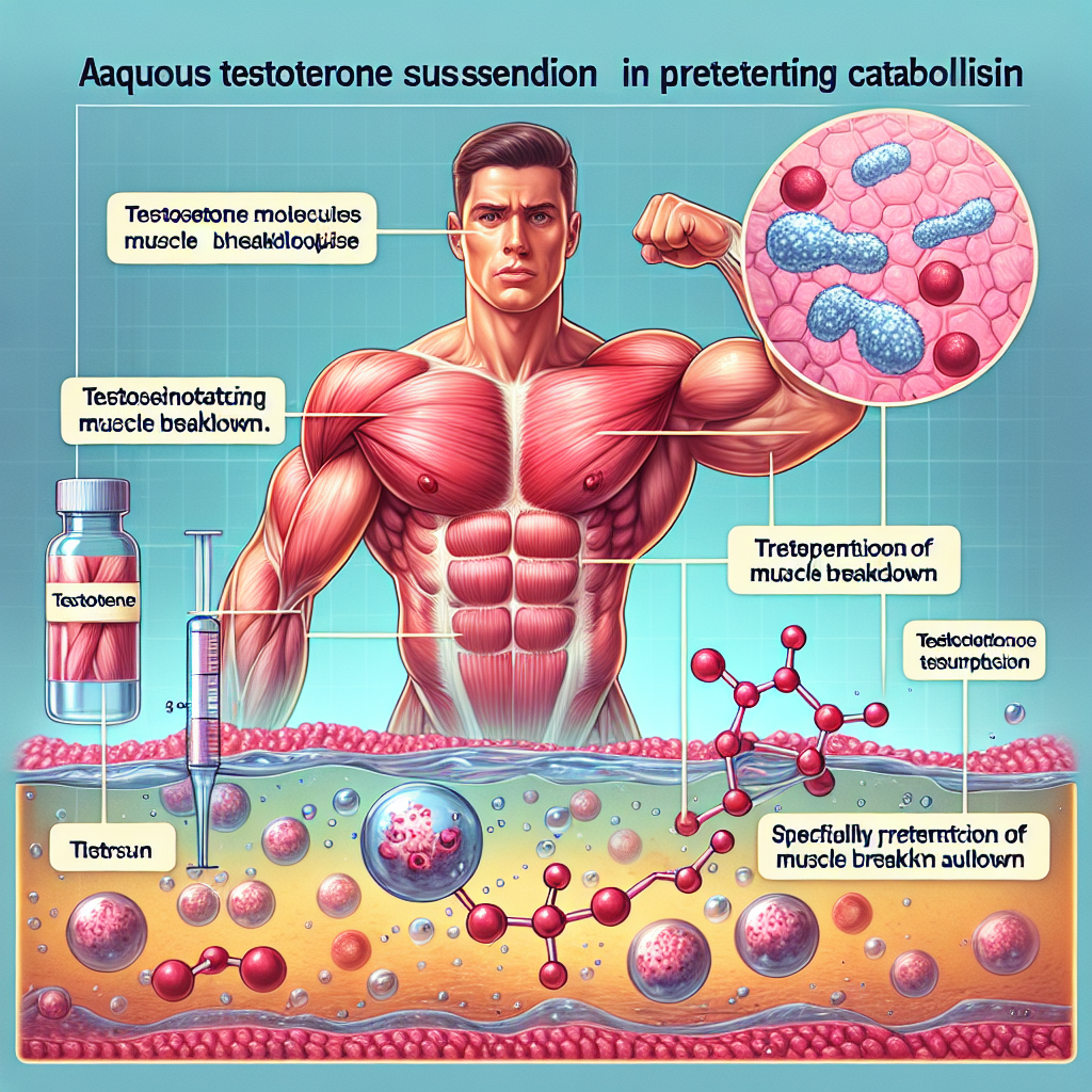 Rôle de la suspension de testostérone (aqueuse) dans la prévention du catabolisme
