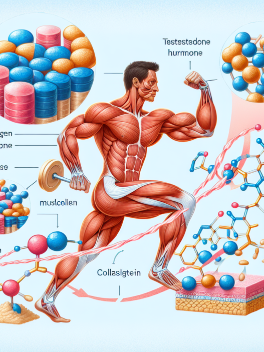 Rôle de la testostérone dans la synthèse du collagène musculaire