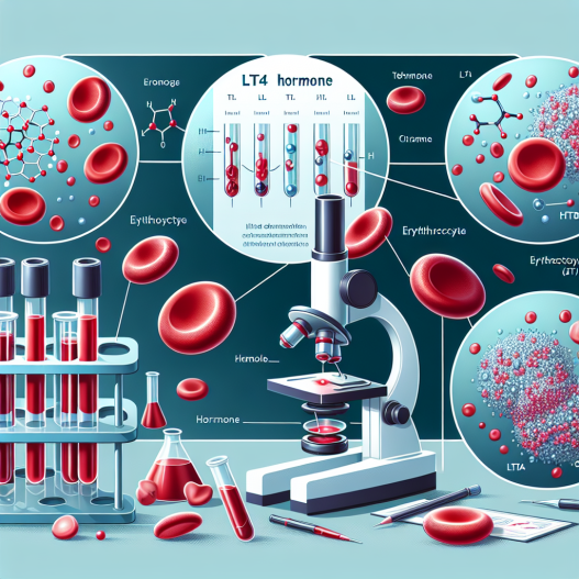 LT4 sodique et contrôle du taux d'érythrocytes dans le sang