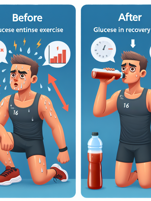 Rôle du soutien glucidique dans l'augmentation du taux de récupération après un exercice intense