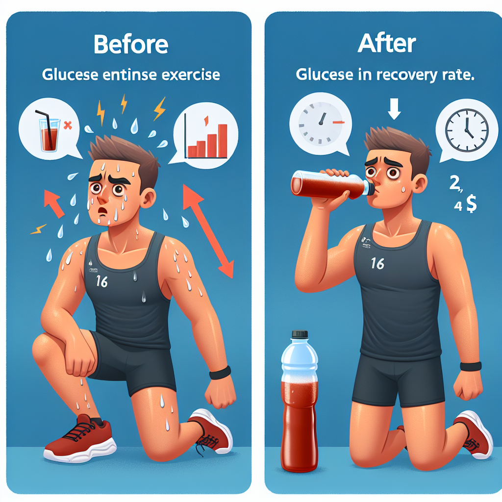 Rôle du soutien glucidique dans l'augmentation du taux de récupération après un exercice intense