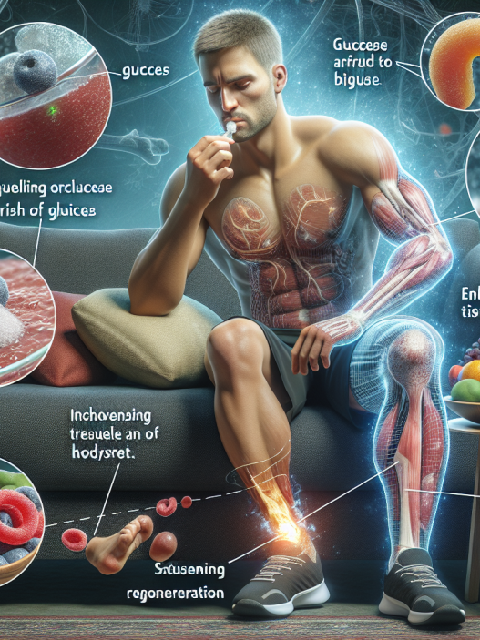 Utilisation d'un apport en glucose pour accélérer la récupération après une blessure