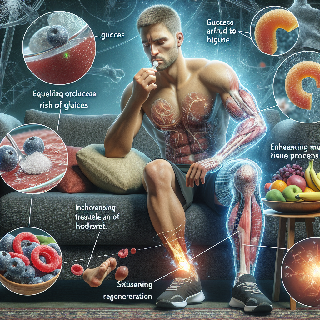 Utilisation d'un apport en glucose pour accélérer la récupération après une blessure